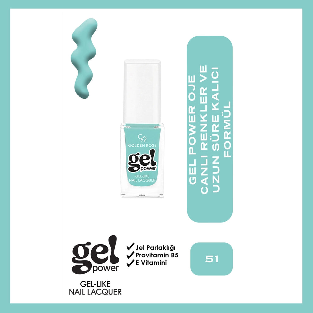 Golden Rose Power Gel Like Nail Nail Polish No: 43
