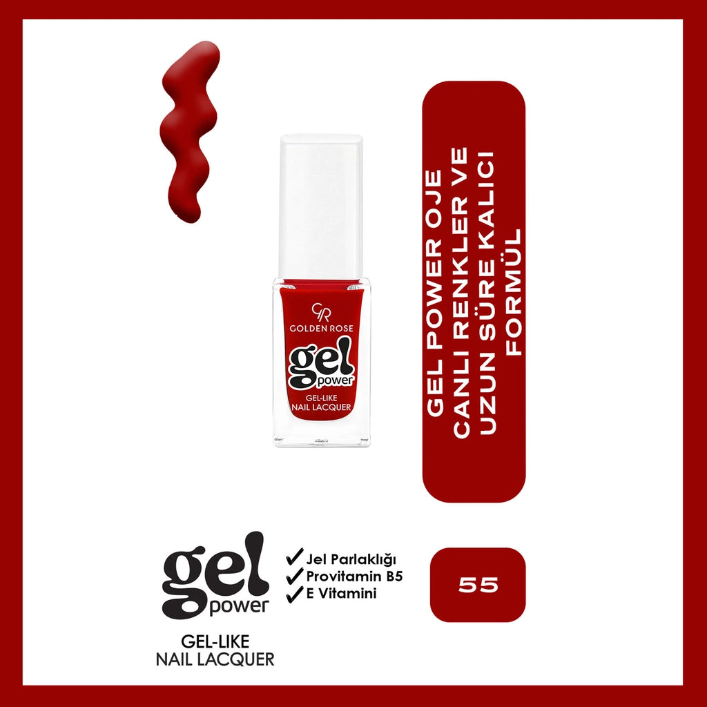 Golden Rose Power Gel Like Nail Nail Polish No: 07