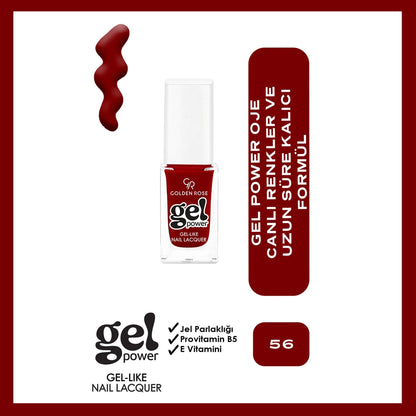 Golden Rose Power Gel Like Nail Nail Polish No: 72