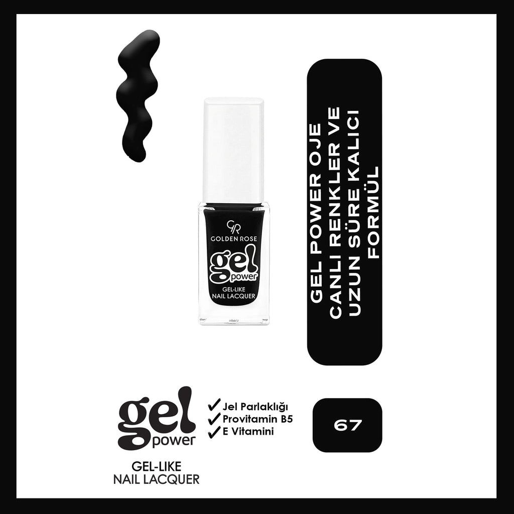Golden Rose Power Gel Like Nail Nail Polish No: 09