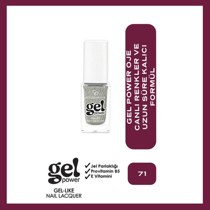 Golden Rose Power Gel Like Nail Nail Polish No: 72