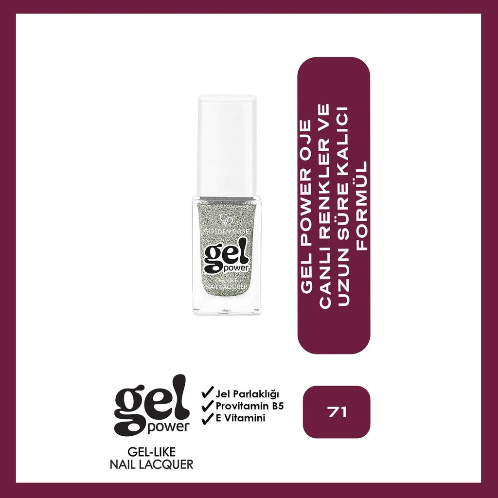 Golden Rose Power Gel Like Nail Nail Polish No: 07