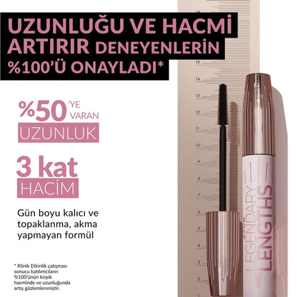 Avon Legendary Lengths Volume &amp; Length Mascara Blackest Black