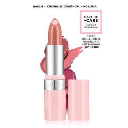Avon Make Up +Care Hydramatic Shimmering Lipstick Bronze