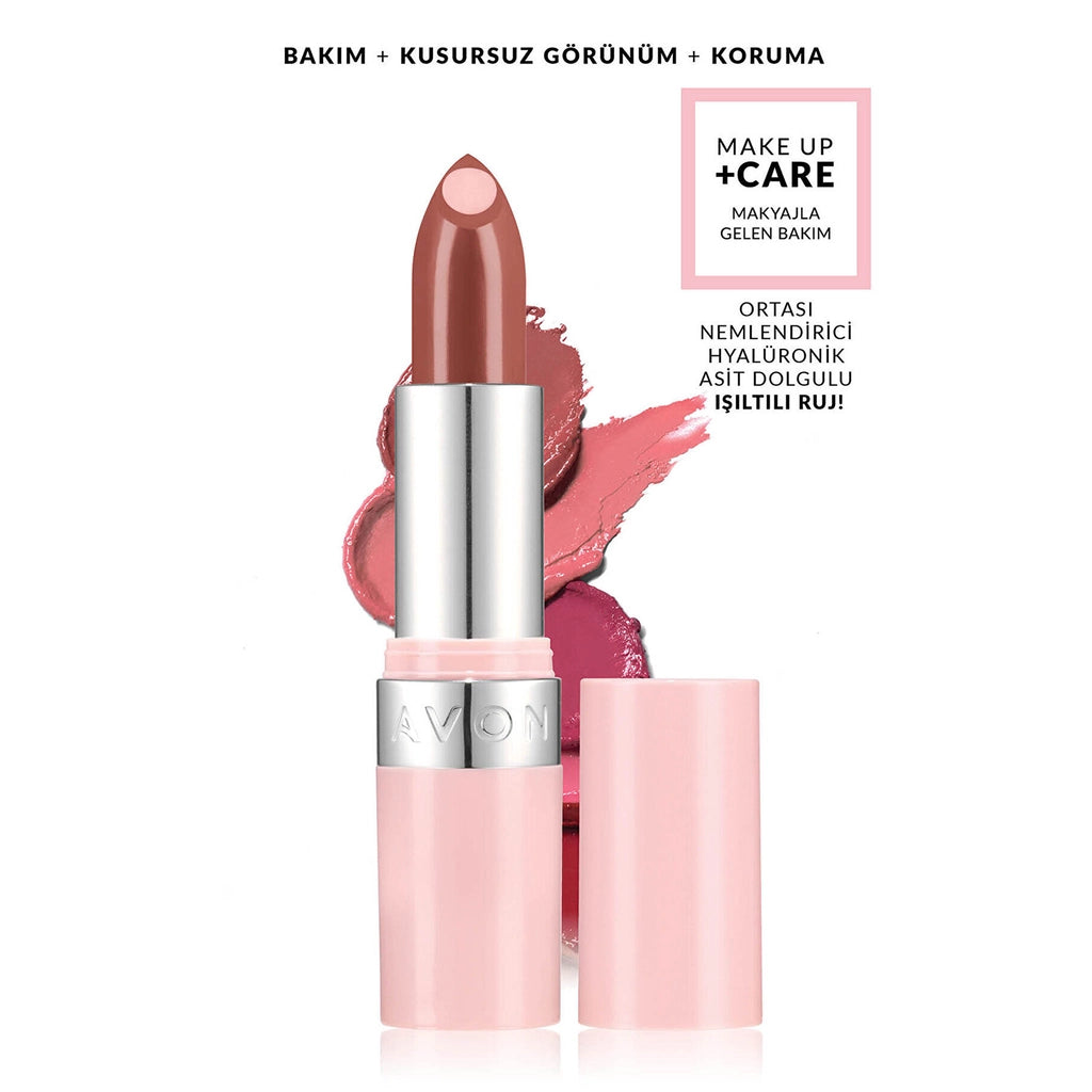 Avon Make Up +Care Hydramatic Shimmering Lipstick Bronze