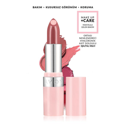 Avon Make Up +Care Hydramatic Shimmering Lipstick Bronze