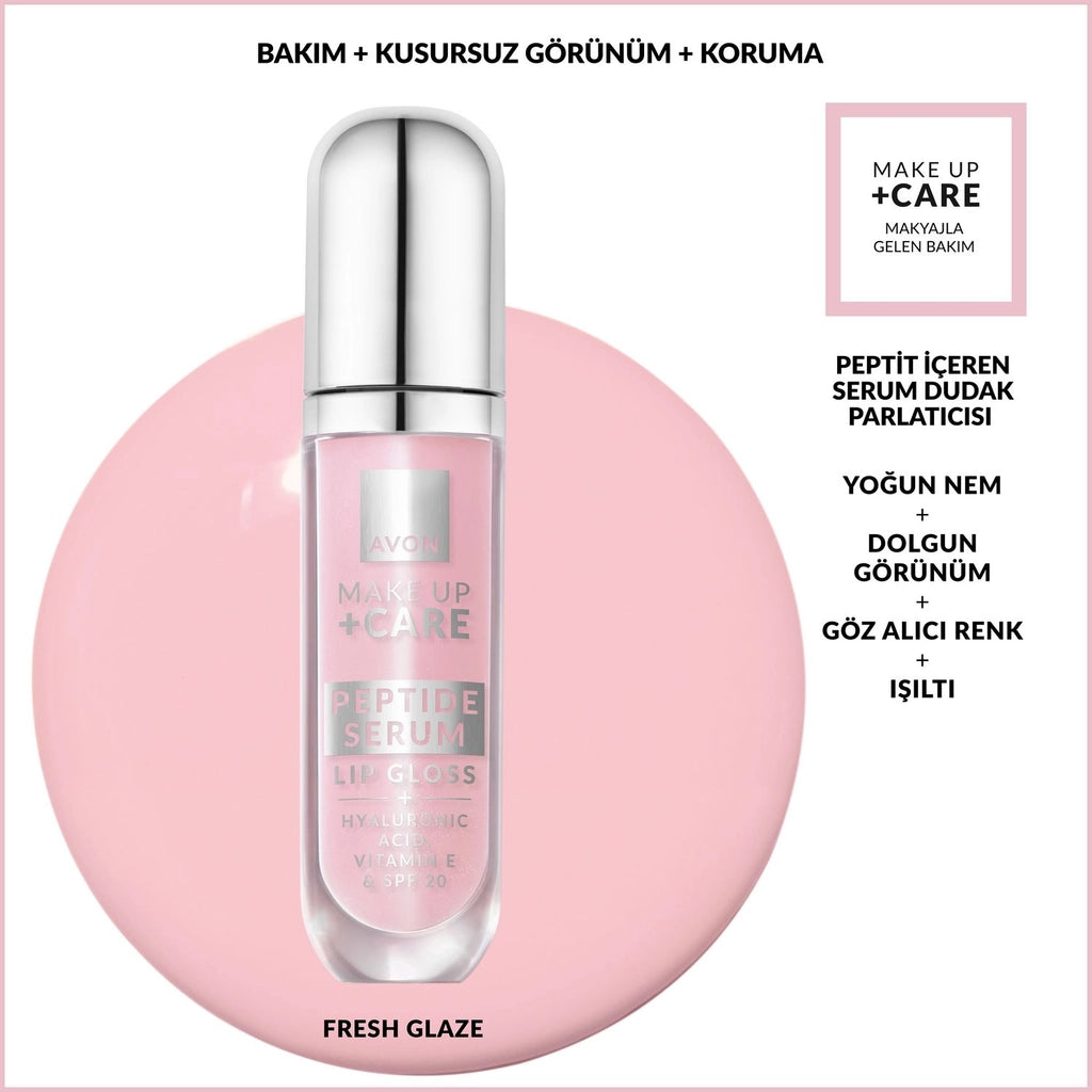 Avon Make Up +Care Peptide Containing Serum Gloss SPF20 Lip Gloss Berry Quench