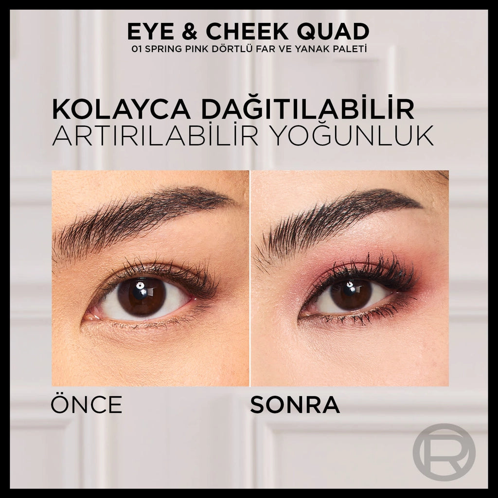Loreal Paris Eye &amp; Cheek Quad Eyeshadow and Cheek Palette 01 Spring Pinks