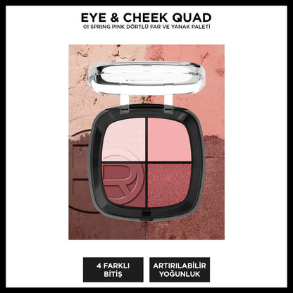 Loreal Paris Eye &amp; Cheek Quad Eyeshadow and Cheek Palette 01 Spring Pinks