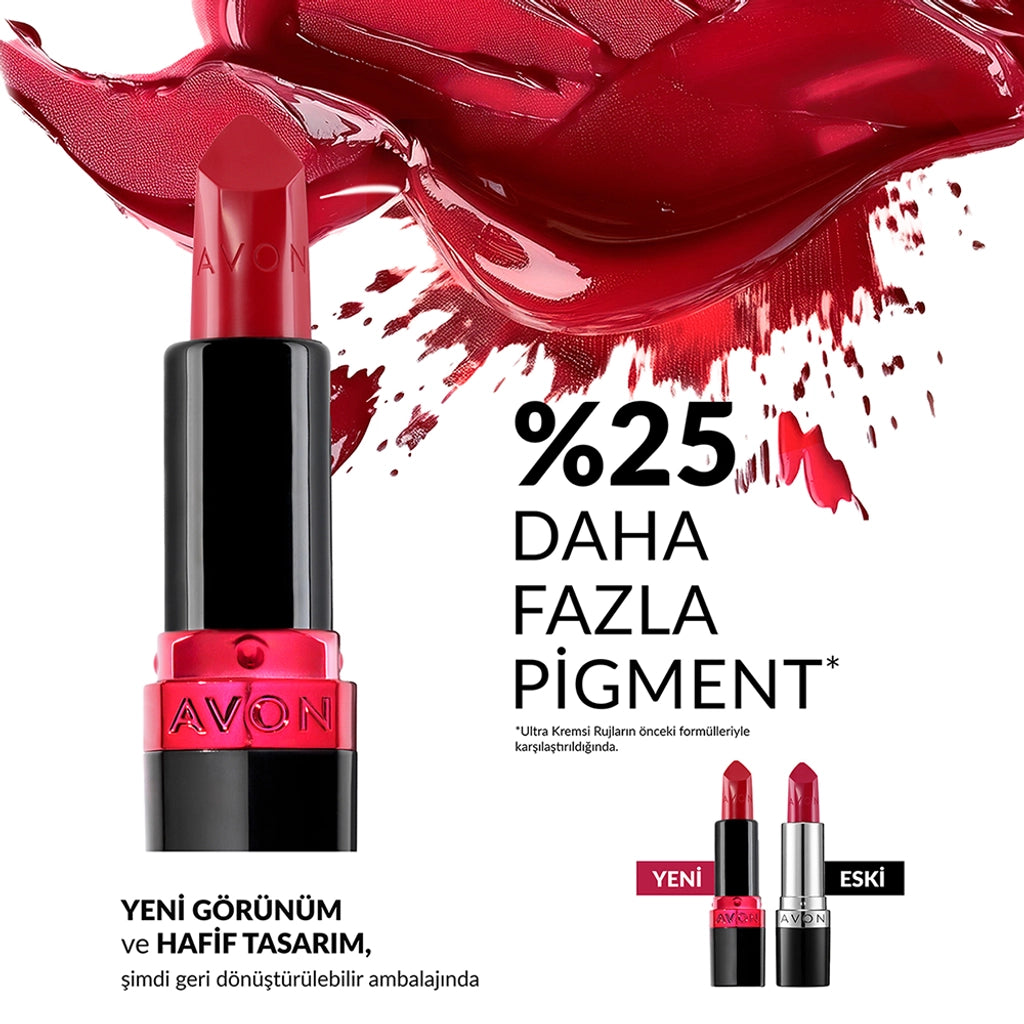 Avon Ultra Matte Lipstick 30 Ruby Kiss