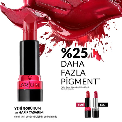 Avon Ultra Matte Lipstick 30 Ruby Kiss