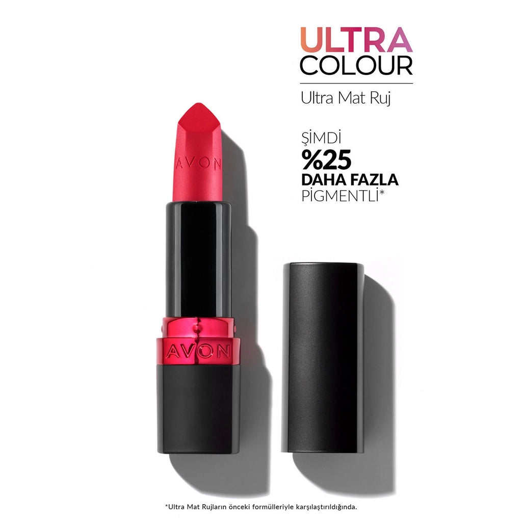 Avon Ultra Matte Lipstick 30 Ruby Kiss