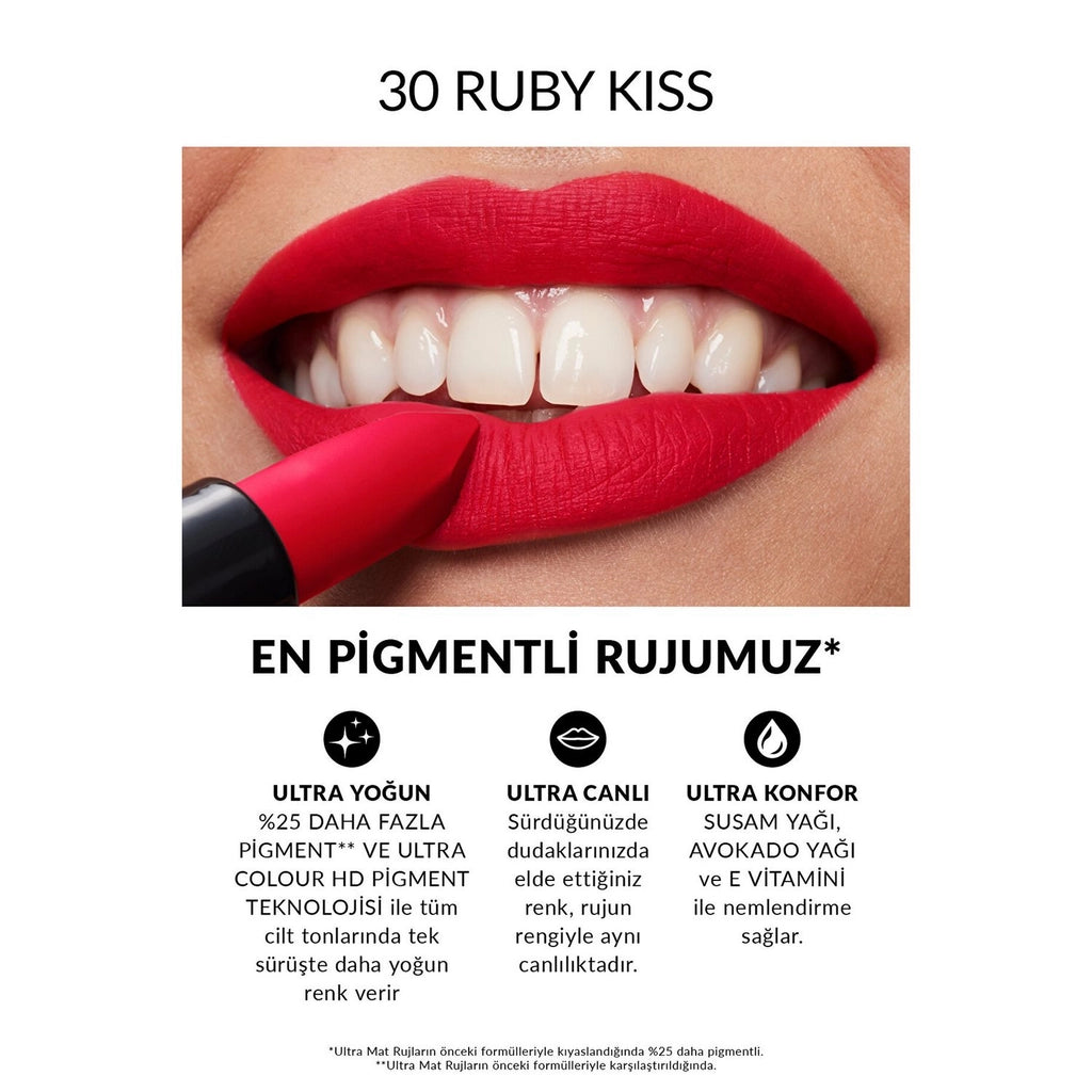 Avon Ultra Matte Lipstick 30 Ruby Kiss