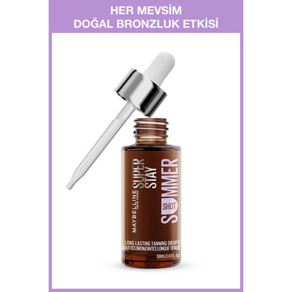 Maybelline New York Summer Shot Drops with Long Lasting Bronzing Effect 30 ml