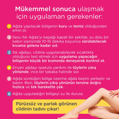 Sesu Pink Warm Wax 250 gr
