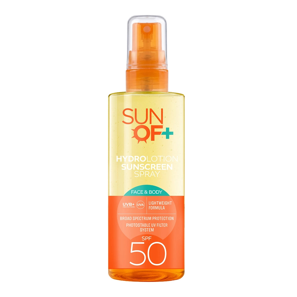 Sun Of+ Hydralotion Sunscreen Dual Phase Sun Face and Body Spray 50SPF 200 ml