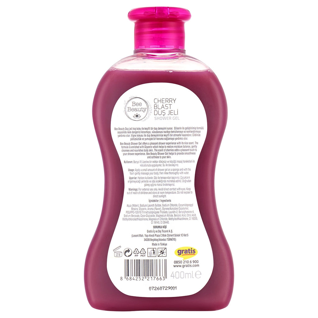 Bee Beauty Shower Gel Cherry Blast 400 ml