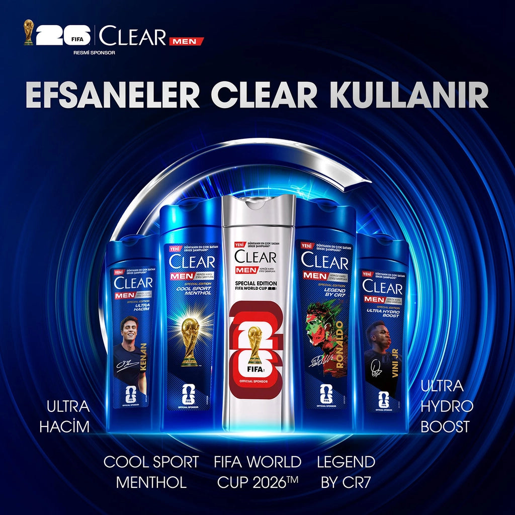 Clear Men Special Edition FIFA World Cup Effective Anti-Dandruff Shampoo 330 ml