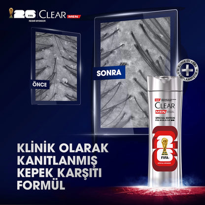 Clear Men Special Edition FIFA World Cup Effective Anti-Dandruff Shampoo 330 ml