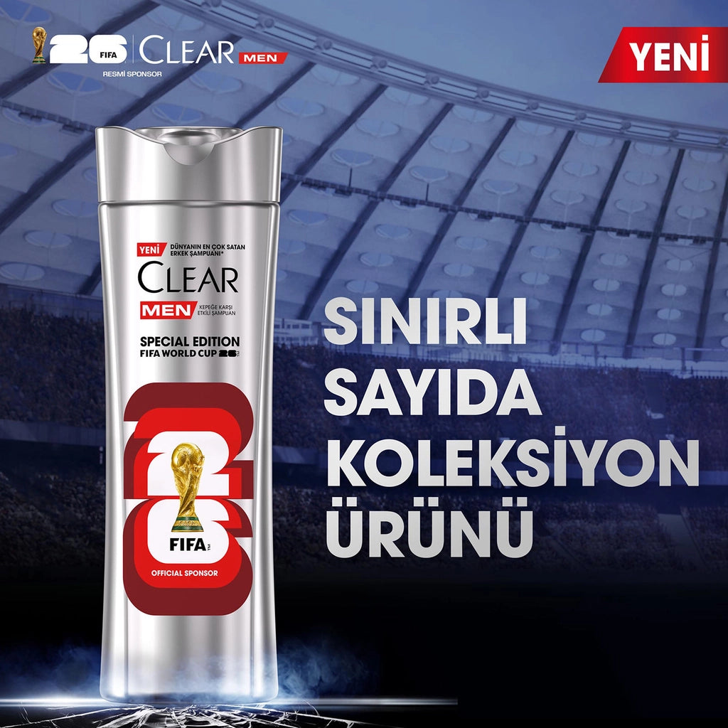 Clear Men Special Edition FIFA World Cup Effective Anti-Dandruff Shampoo 330 ml