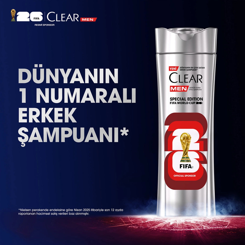 Clear Men Special Edition FIFA World Cup Effective Anti-Dandruff Shampoo 330 ml