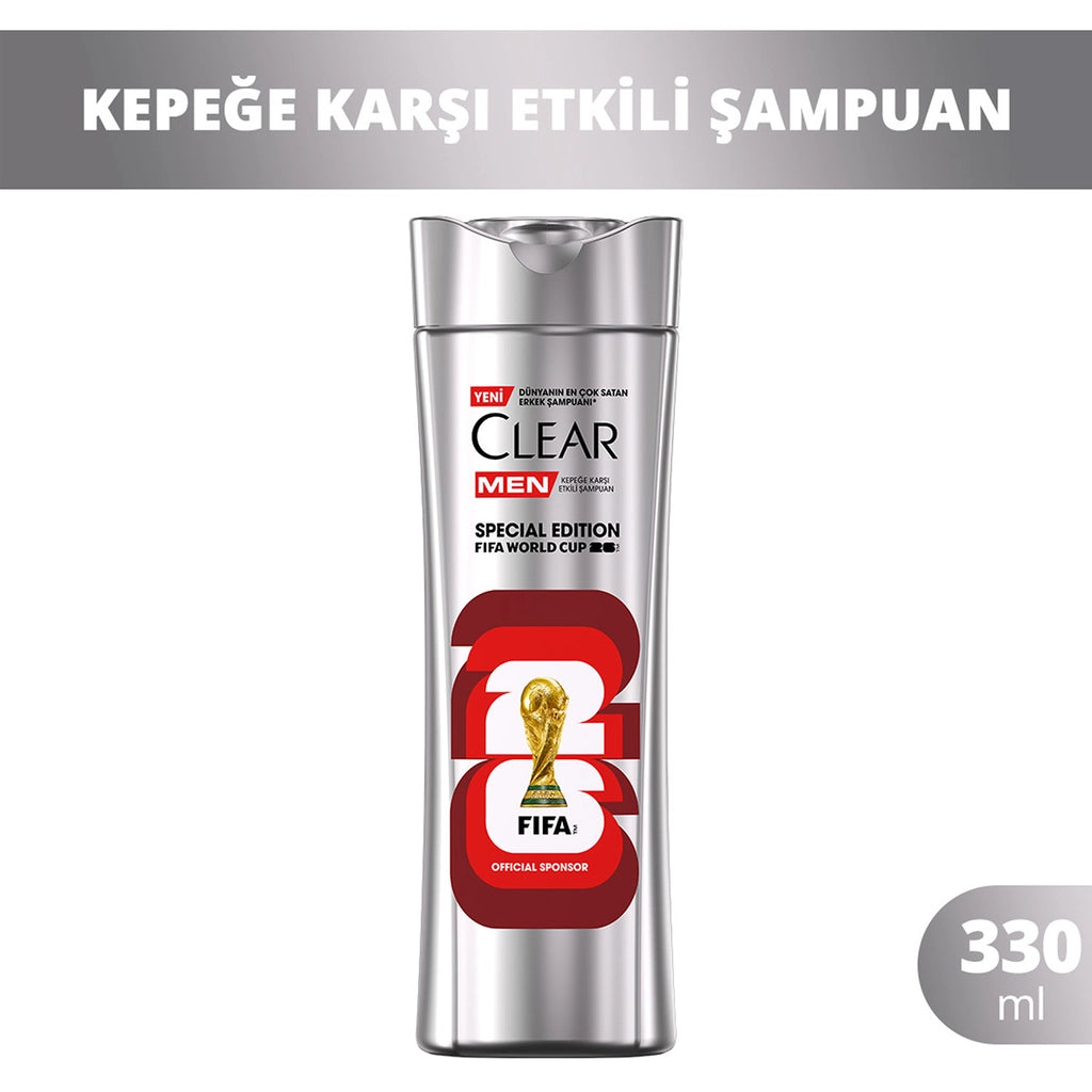 Clear Men Special Edition FIFA World Cup Effective Anti-Dandruff Shampoo 330 ml