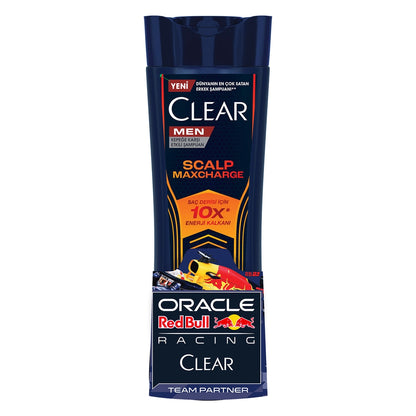 Clear Men Effective Shampoo Against Dandruff Scalp Maxcharge Oracle Red Bull Racing 330 ml