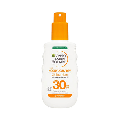 Garnier Ambre Solaire 24 Hour Moisture SPF30 Very High Protection Spray 150 ml