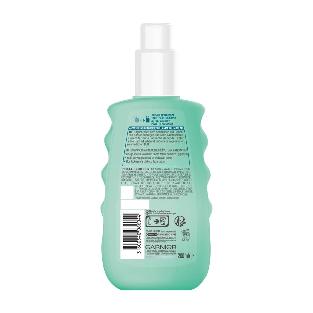 Garnier Ambre Solaire After Sun Moisturizing Refreshing Spray 200 ml
