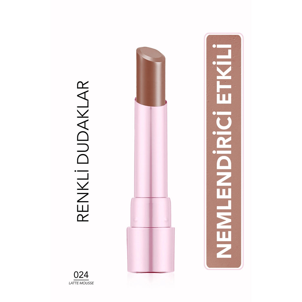 Flormar Sheer Up Sweet Escape Shiny Finish Lipstick 028 Chocolate Pudding