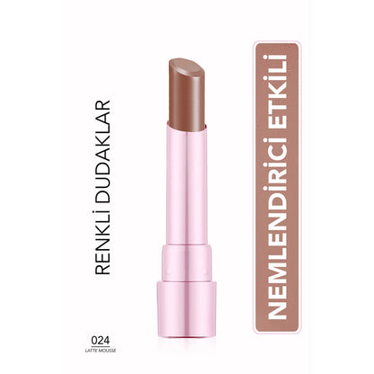 Flormar Sheer Up Sweet Escape Shiny Finish Lipstick 028 Chocolate Pudding