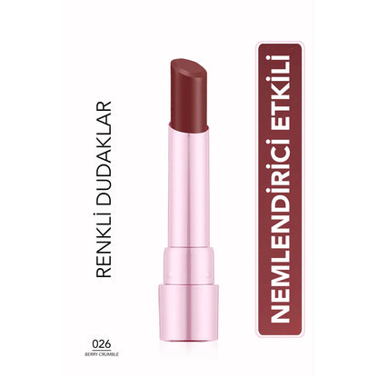Flormar Sheer Up Sweet Escape Shiny Finish Lipstick 024 Latte Mousse