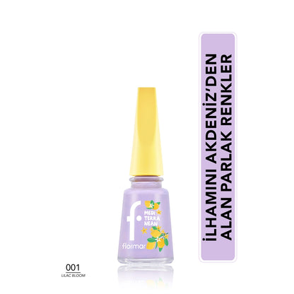 Flormar Mediterranean Intense Pigment Shiny Finish Nail Polish 002 Ephesus Sun