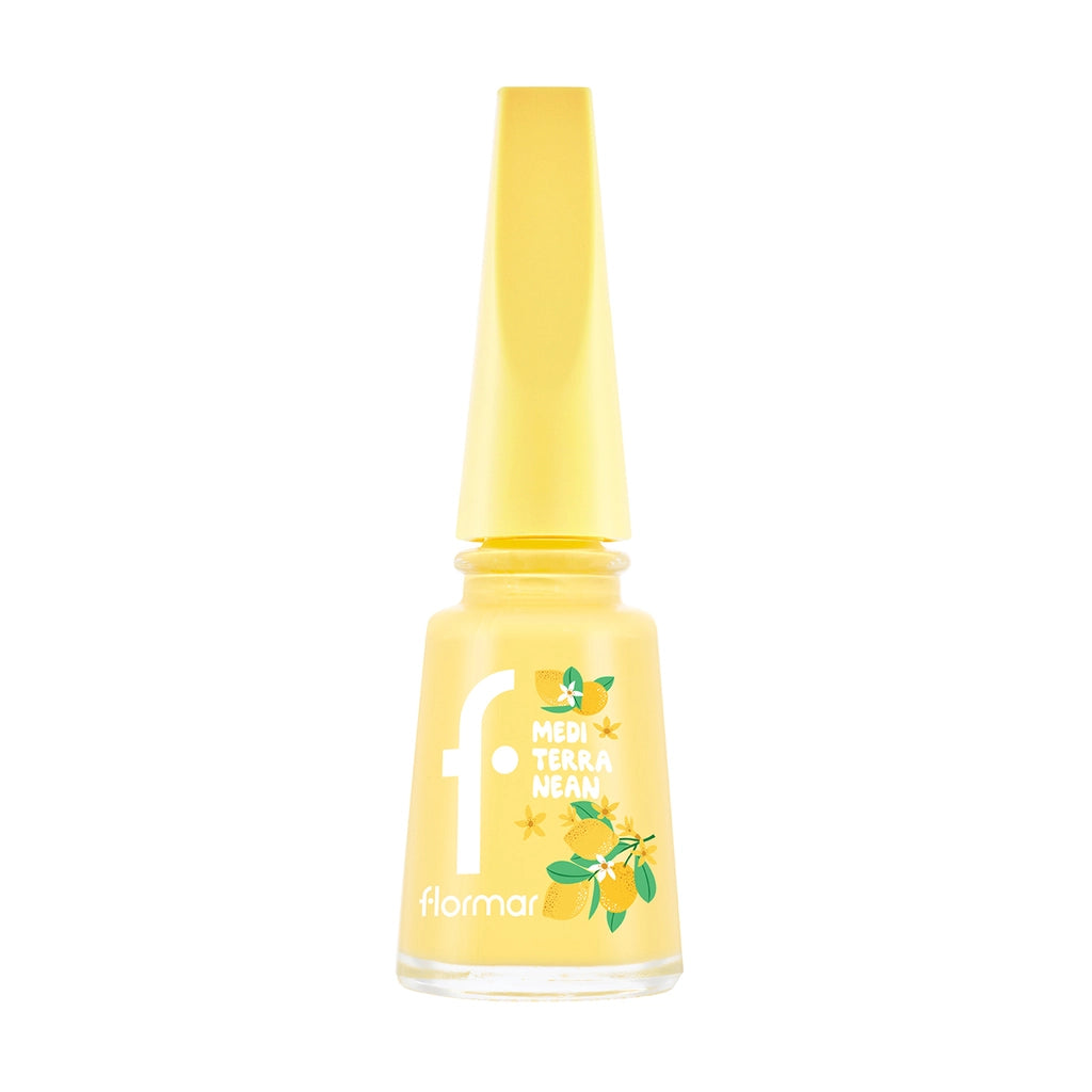 Flormar Mediterranean Intense Pigment Shiny Finish Nail Polish 002 Ephesus Sun
