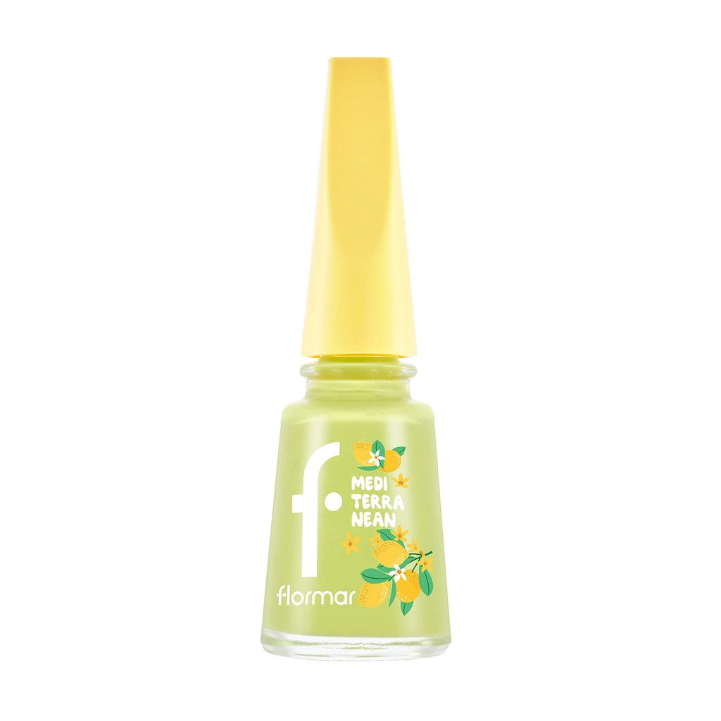 Flormar Mediterranean Intense Pigment Shiny Finish Nail Polish 003 Olive Grove