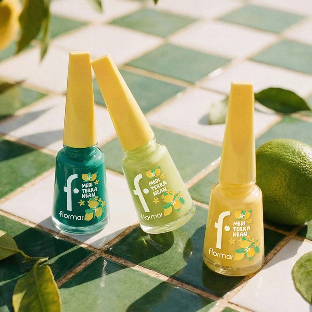 Flormar Mediterranean Intense Pigment Shiny Finish Nail Polish 004 Emerald Cove
