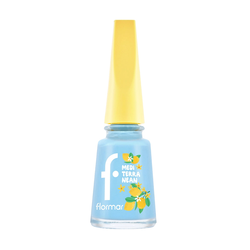 Flormar Mediterranean Intense Pigment Shiny Finish Nail Polish 005 Aegean Breeze