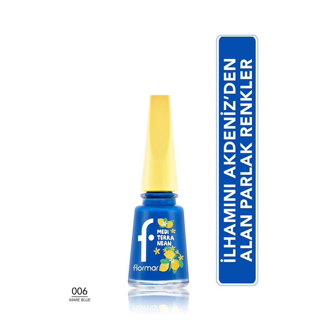 Flormar Mediterranean Intense Pigment Shiny Finish Nail Polish 012 Flamingo Fiesta