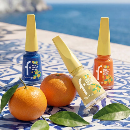 Flormar Mediterranean Intense Pigment Shiny Finish Nail Polish 007 Tangerine Dream