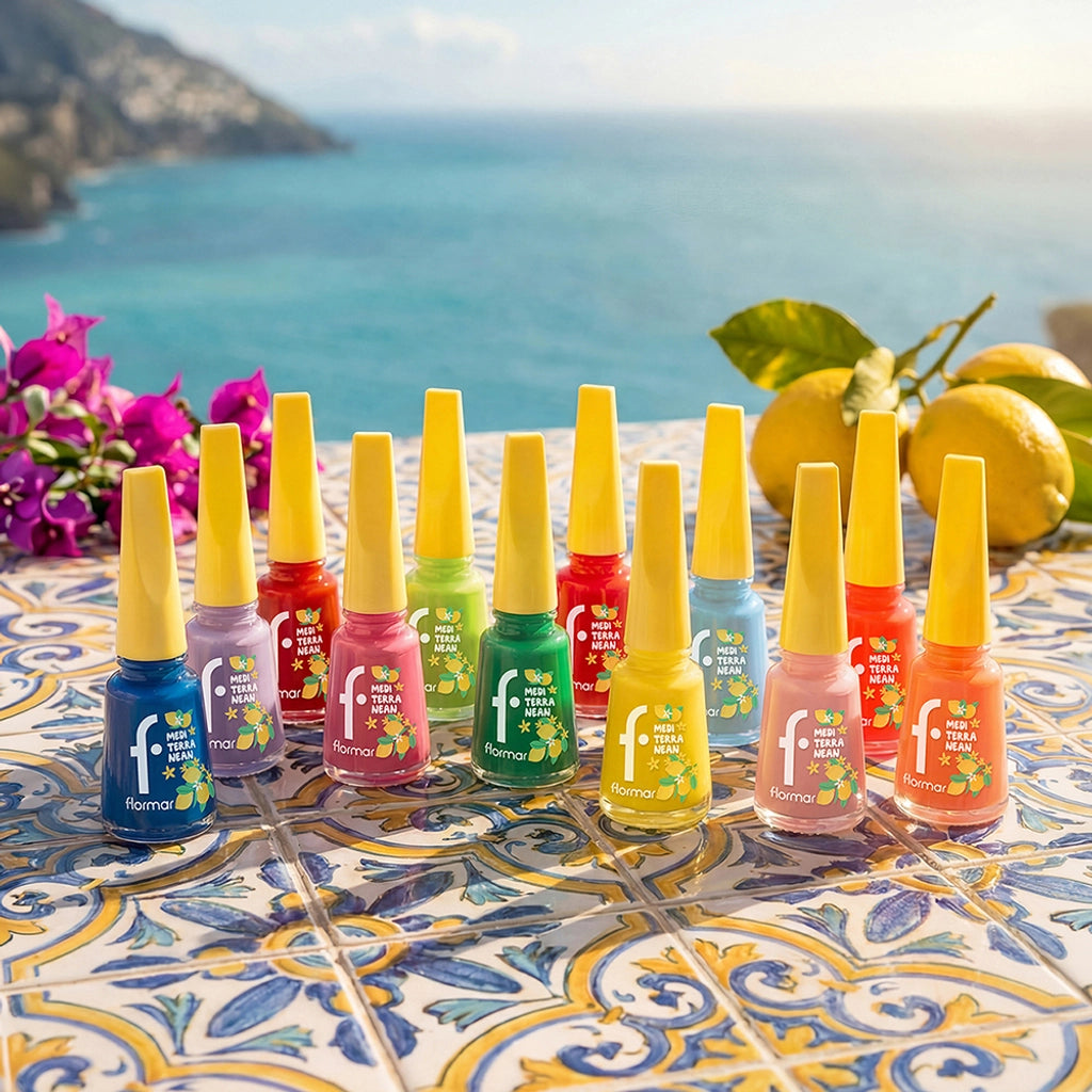 Flormar Mediterranean Intense Pigment Shiny Finish Nail Polish 009 Red of the Sea