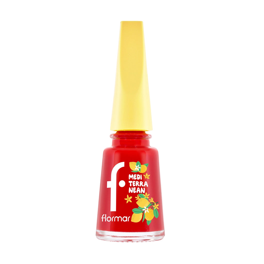 Flormar Mediterranean Intense Pigment Shiny Finish Nail Polish 010 Mediterranean Rose