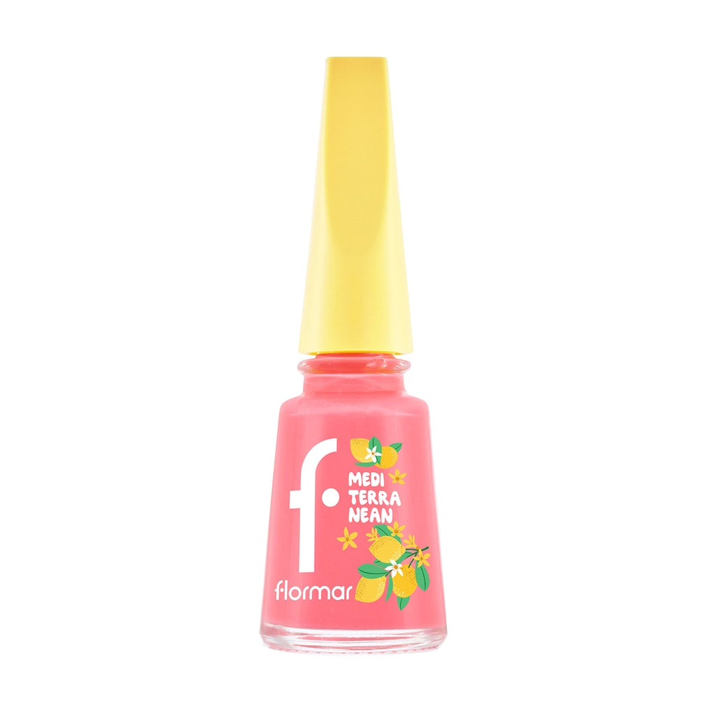 Flormar Mediterranean Intense Pigment Shiny Finish Nail Polish 011 Aegean Pink