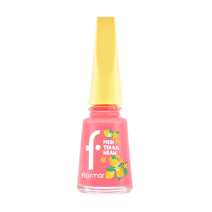 Flormar Mediterranean Intense Pigment Shiny Finish Nail Polish 011 Aegean Pink