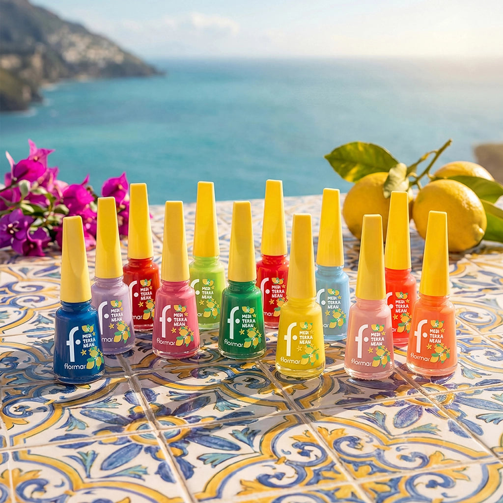 Flormar Mediterranean Intense Pigment Shiny Finish Nail Polish 012 Flamingo Fiesta