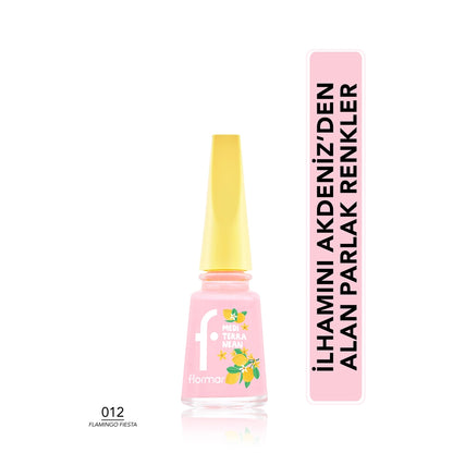 Flormar Mediterranean Intense Pigment Shiny Finish Nail Polish 011 Aegean Pink