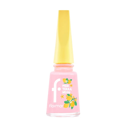 Flormar Mediterranean Intense Pigment Shiny Finish Nail Polish 012 Flamingo Fiesta