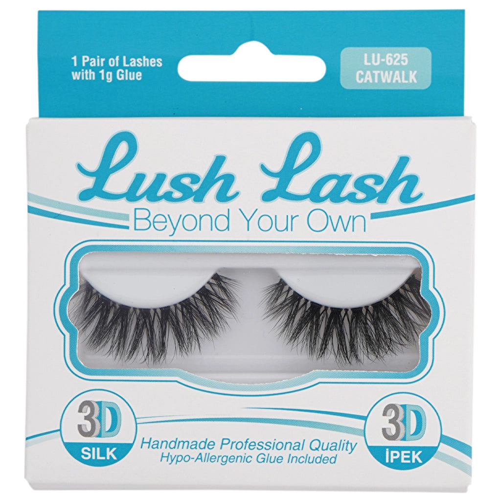 Lush Lash 3D Silk False Eyelashes Catwalk LU-625
