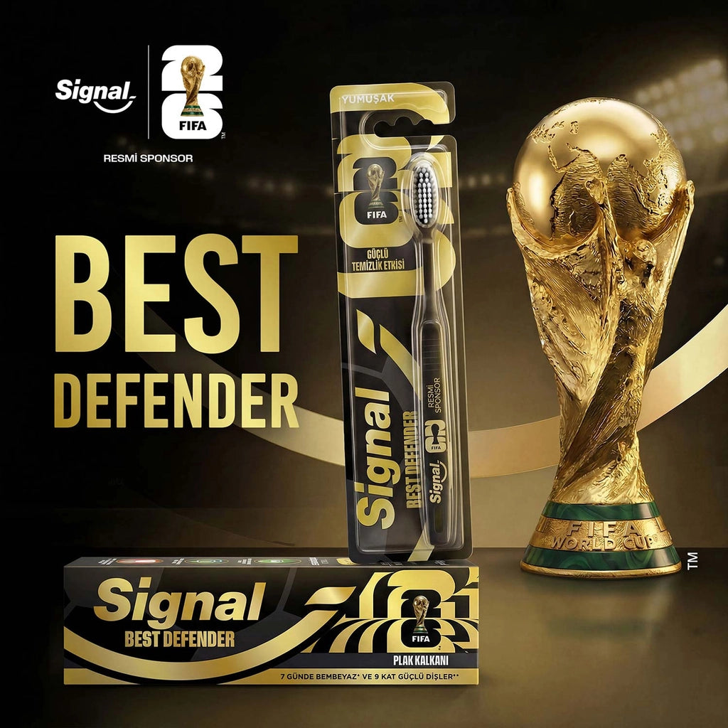 Signal Best Defender Limited Edition Strong Cleaning Effect Toothbrush (Soft)