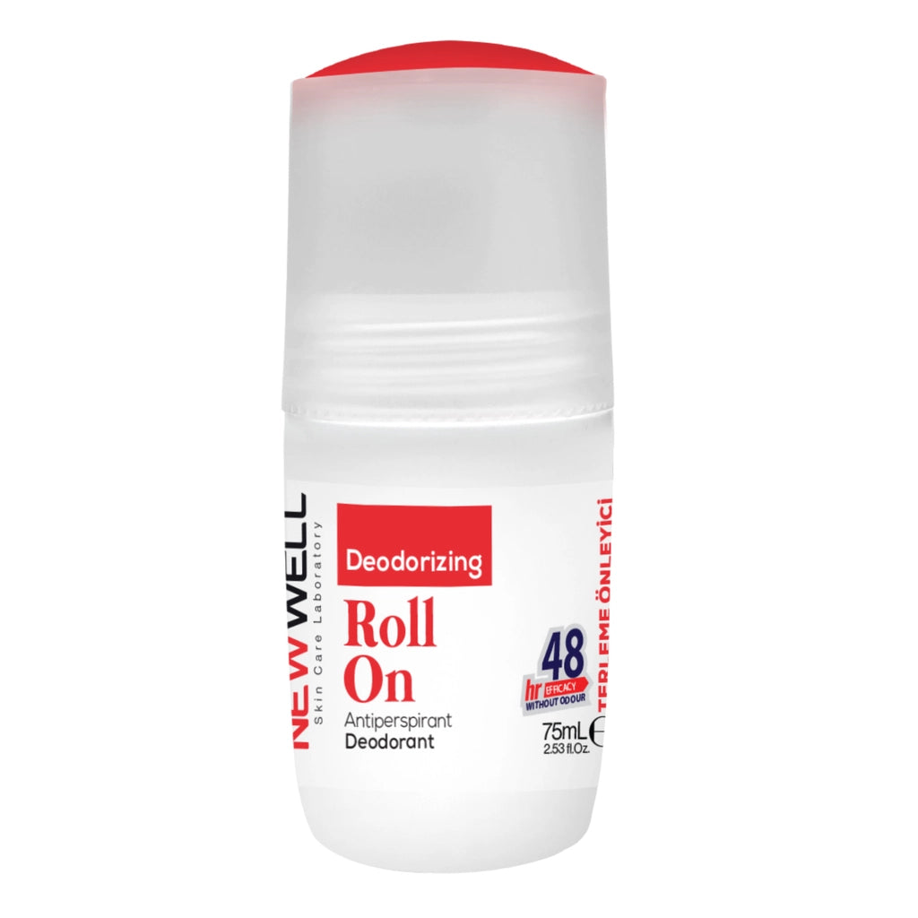 New Well Antiperspirant Whitening Unisex Roll On 75 ml Yellow