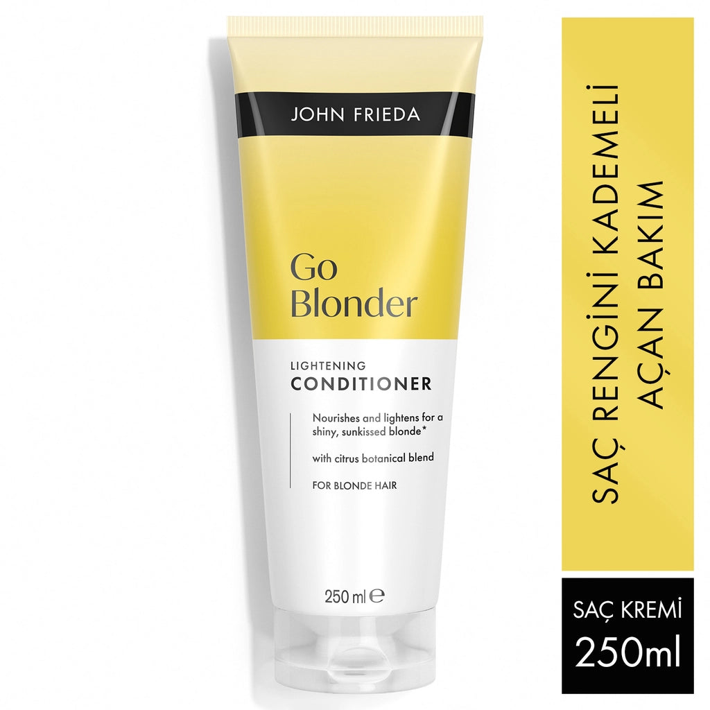 John Frieda Sheer Blonde Go Blonder Conditioner that Gives Special Shine to Blonde Hair 250 ml